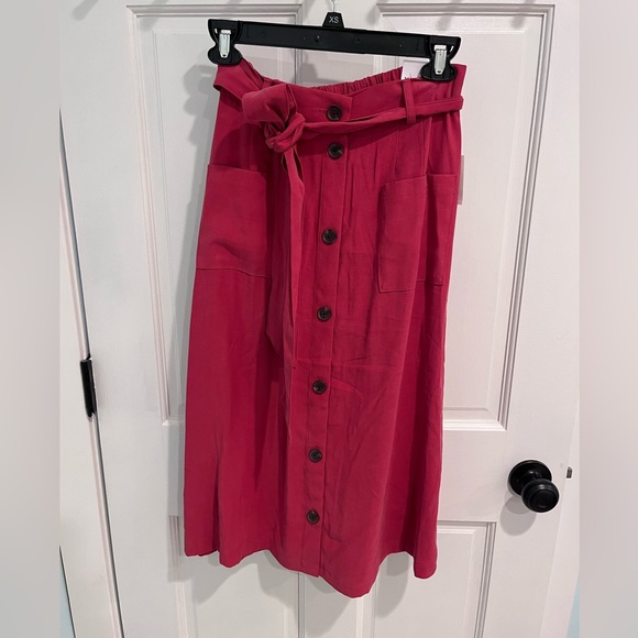 Old Navy Tie Belt Utility Midi Skirt - XS - Picture 3 of 6